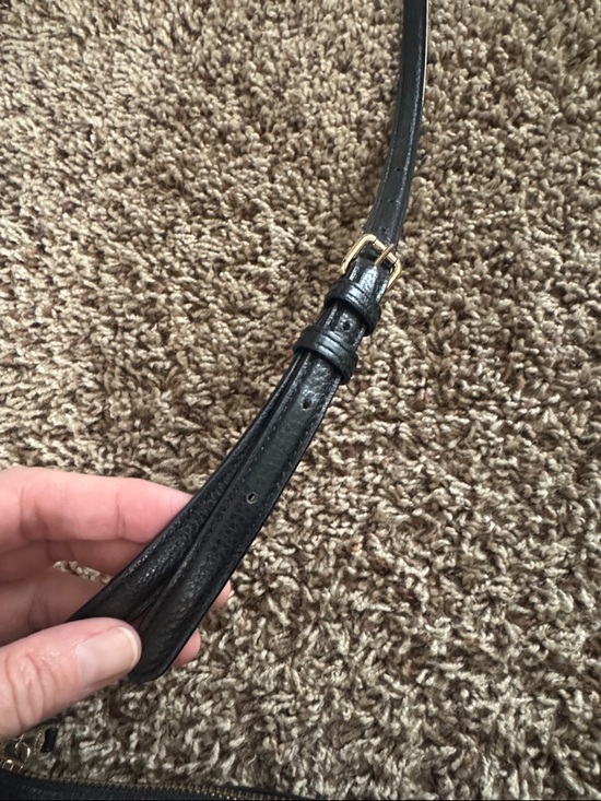 Coach Mini Kelsey Satchel 57563 in Black Pebbled Leather with Gold Hardware - Picture 11 of 13